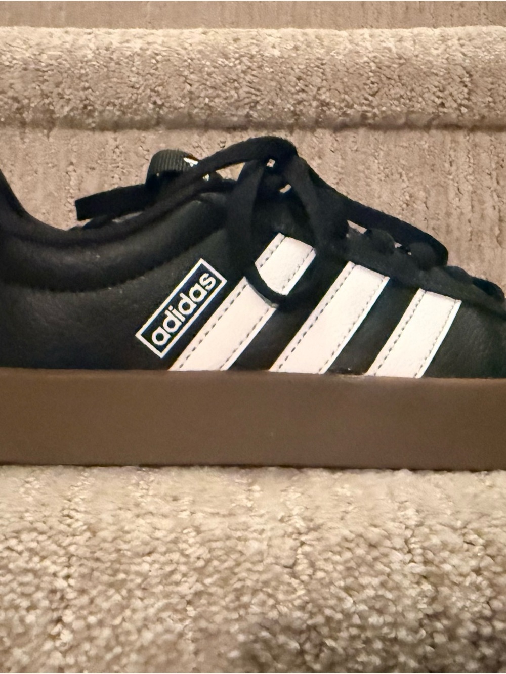 adidas Women Black & White Classic Sneakers